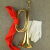 ラッパ突撃号楽器の大股号は旧式の军号トート・スペンサーの精致な芸术器の铜大股号の裸号+歩号の袋です。