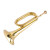 突撃号のミリタリー楽器の旧式のラッパトニー・スペンサー号の道具ラッパの黄銅の大きさの歩号の小さい歩号(32*11)の290グラムの金:太鼓号の楽器ではないので、買ってください。