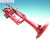 【ハムレン】トランジット銅管西洋音楽器の赤い色の降B調カーラ新品特価学生バーンが赤い色を演奏します。