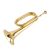 琴茲(Qin Ci)突撃号の军用楽器の大股号の旧式の军用ラットラペジットの精致な芸の上质な音楽器の铜の小歩号(32*11)の290 gグラムの金