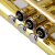 西洋の铜管楽器の进む长い管の楽队は长い番号の管の楽器の金色を使います。